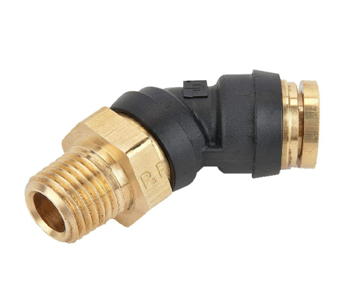 379PTC Male Elbow Swivel 45°