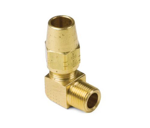1369  Air Brake Copper Male Elbow