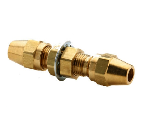 1374 Air Brake Copper Bulkhead Union