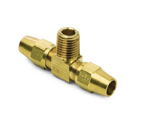1372 Air Brake Copper Tubing Male Branch Tee