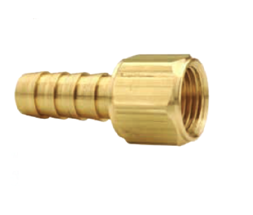 146SV  Hose Barb to Swivel 45° Female Flare
