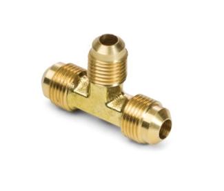 44# SAE 45° Forged Flare Brass Union Tee Fittings