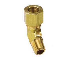79# Compression Fittings  Brass 45° Male Elbow
