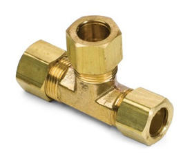 64#  Brass Union Tee Compression Fittings