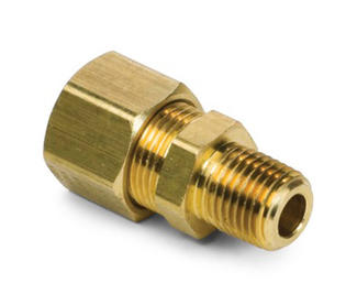 68#  Brass Compression Fittings Male Adapter 