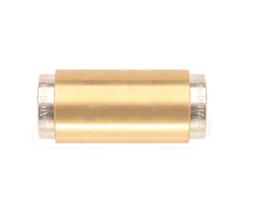 Are metric dot push-in connectors suitable for both air and fluid applications?