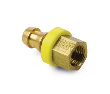 The push-on hose fittings offer excellent versatility