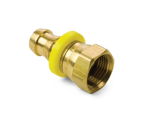 284 Push‑on Hose Barb to Female SAE 45° Swivel
