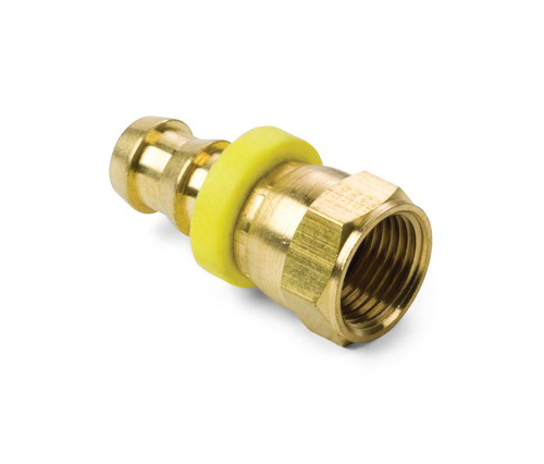 288 Push‑on Hose Barb to Female SAE JIC 37° Swivel