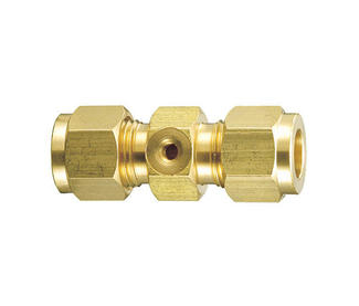 Brass Straight Compression Double Nozzle