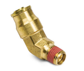 1554 Push-In Male 45° Elbow Pipe