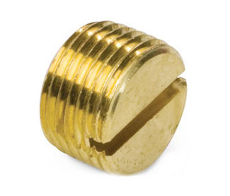3150# Brass Male Slotted Pipe Plug