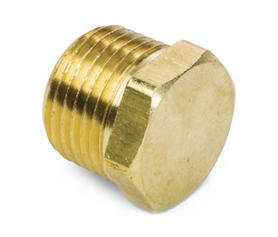 3152# Brass Fittings Cored Hex Plugs Pipe Fittings