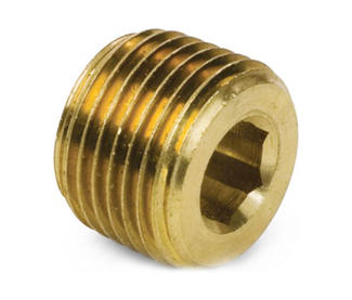 3153# Hex Socket Plug Brass Pipe Fittings