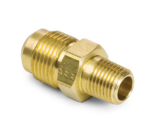 42# SAE 45° Flare Male Adapter  Brass  Flare fittings 